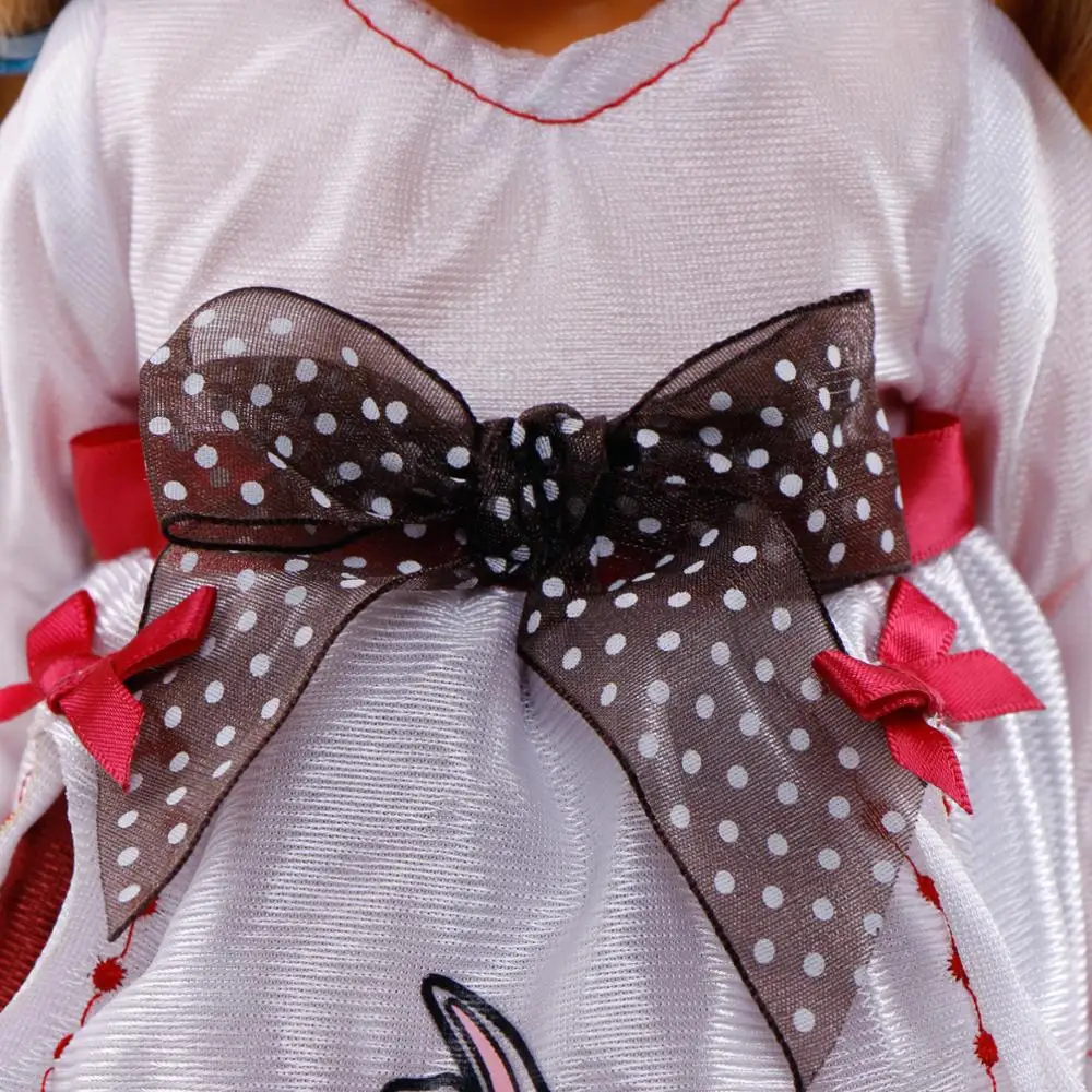Платье детское с юбкой и бантом 16 дюймов 1 комплект | Игрушки хобби
