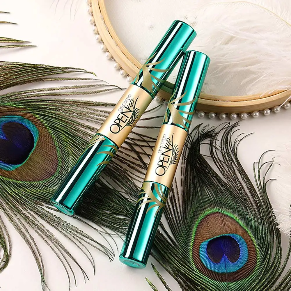 Водостойкая тушь для наращивания ресниц черная густая Удлиняющая косметика