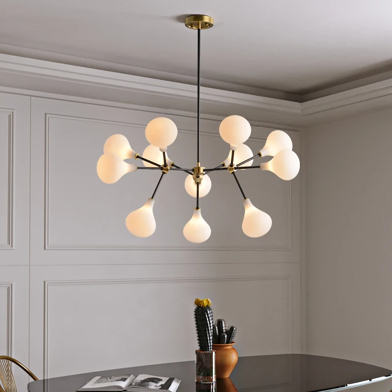 Люстра в скандинавском стиле современное освещение для кухни островка домашнее