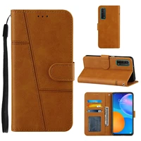 fashion magnetic card package leather case for huawei y5p y6p 2020 honor 8a 9s p smart 2021 with card slot invisible bracket new