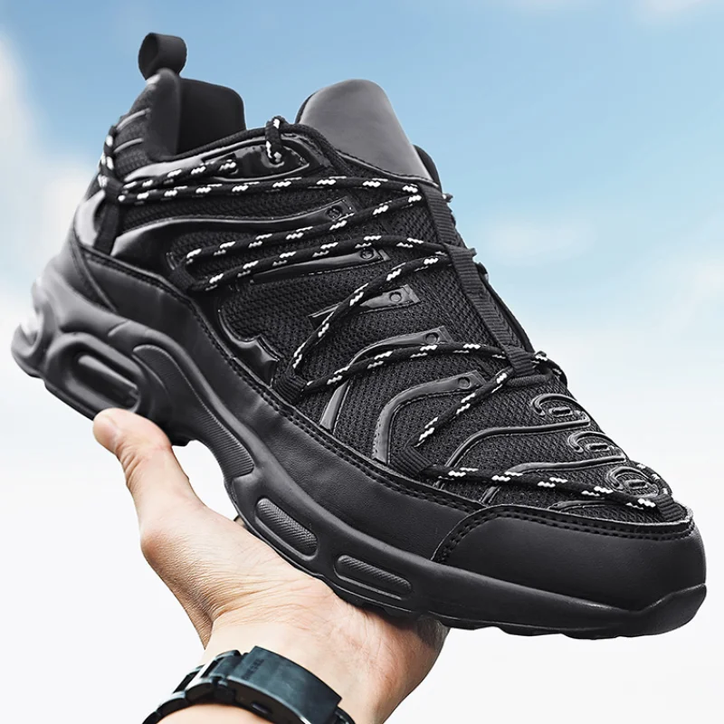 

Men's Air Cushion Sneakers Men Sport Running Shoes Mesh Breathable Trail Runners Fashion Sneakers