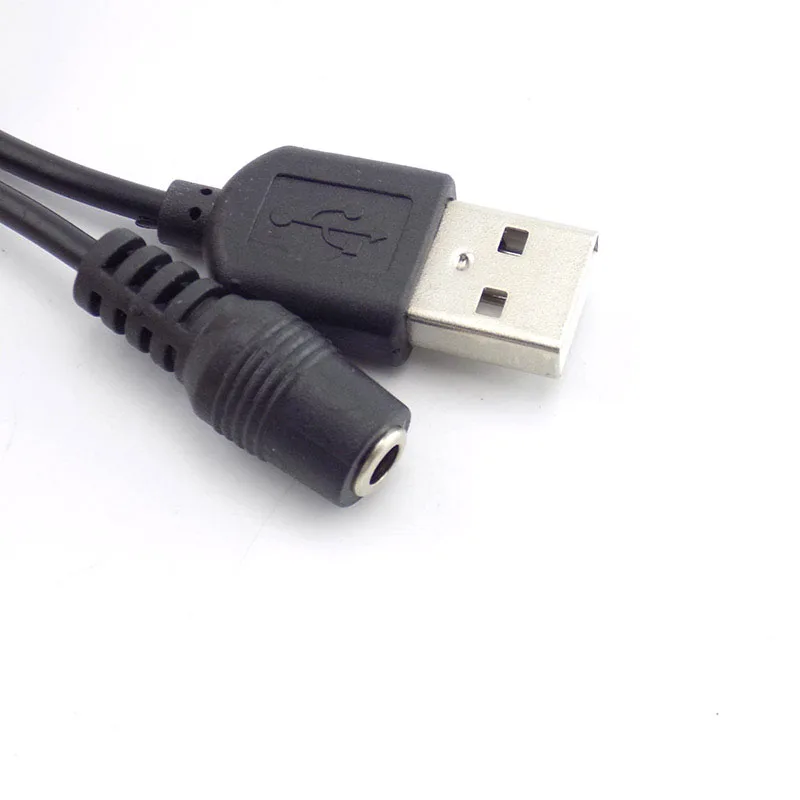 Штекер питания постоянного тока к штекеру USB A 3 5 мм x 1 35 Удлинительный кабель для