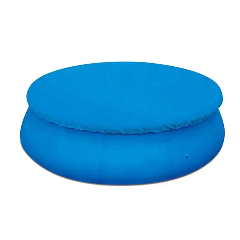 Круглая Защитная пленка для бассейна чехол простая установка и рама защита