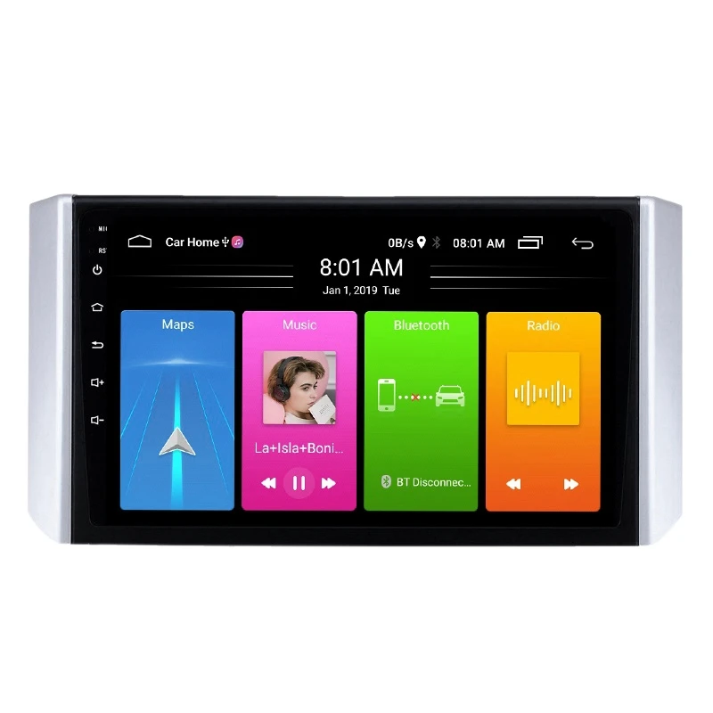 9 дюймовый 2 Din Android 10 0 автомобильный MP5-плеер Радио + 16 Гб Wifi Bluetooth GPS навигация для