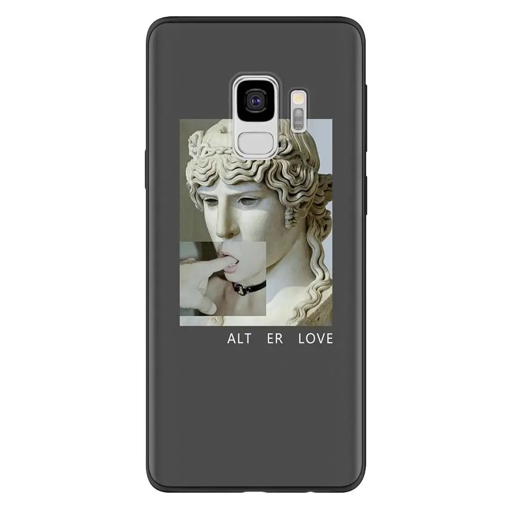 heilyaos Скульптура Забавный чехол для samsung Galaxy A50 A70 S10 S8 S9 плюс S7 S6 край A6 A8 плюс A30 A40 A9 A7 A3 A5 чехол из ТПУ - Цвет: heilyaos