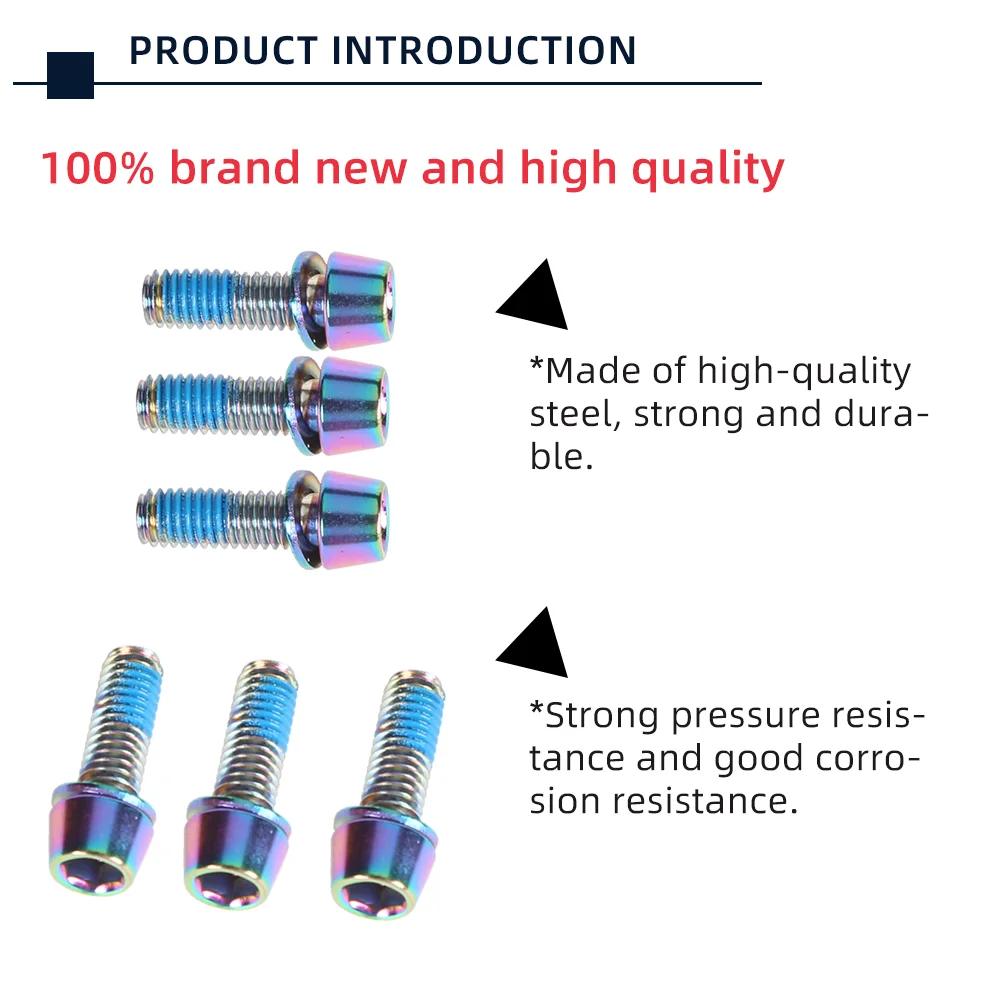 6 шт. тормозной зажим TANKE винт M6 * 18 для велосипеда горного болт Baliper с Basher Bcrew