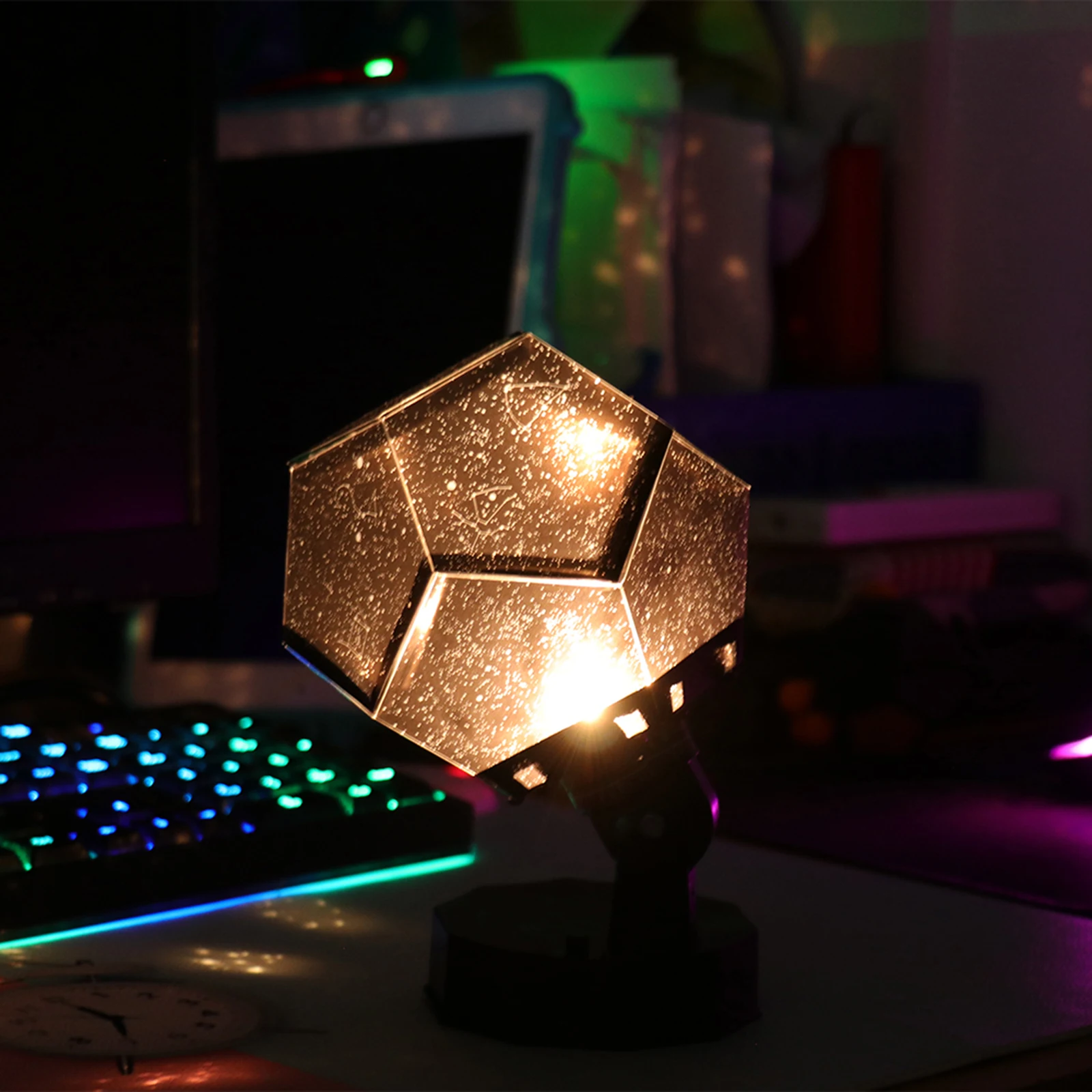 

Романтический светодиодный проектор звезд светильник ночсветильник, проекционная лампа, подарок для дома, романтическая атмосфера, проект...