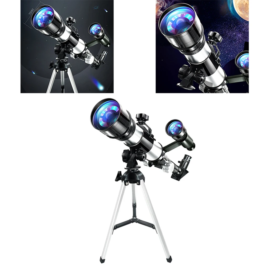 

70mm Astronomical Reflector Telescope w/ Tripod Waterproof No-tool Set Up