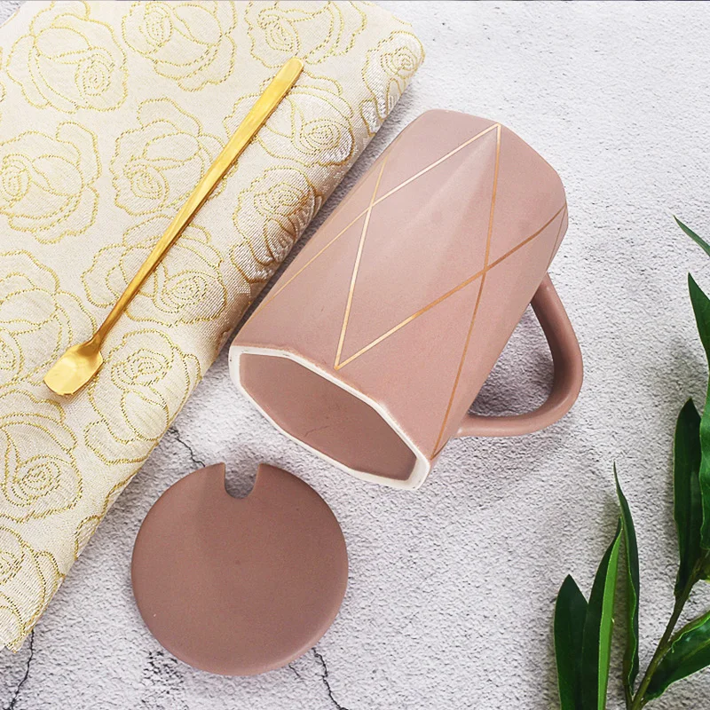 Креативная трендовая чашка в скандинавском стиле кружка для пары индивидуальная