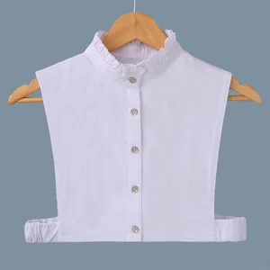 Image for Korean Stand False Collars Female Shirt Detachable 