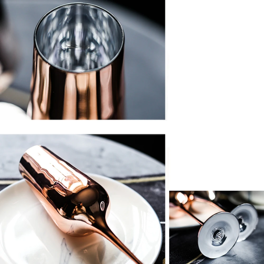 Бокал для вина цвета розового золота бокал напитков шампанского вечеринок воды