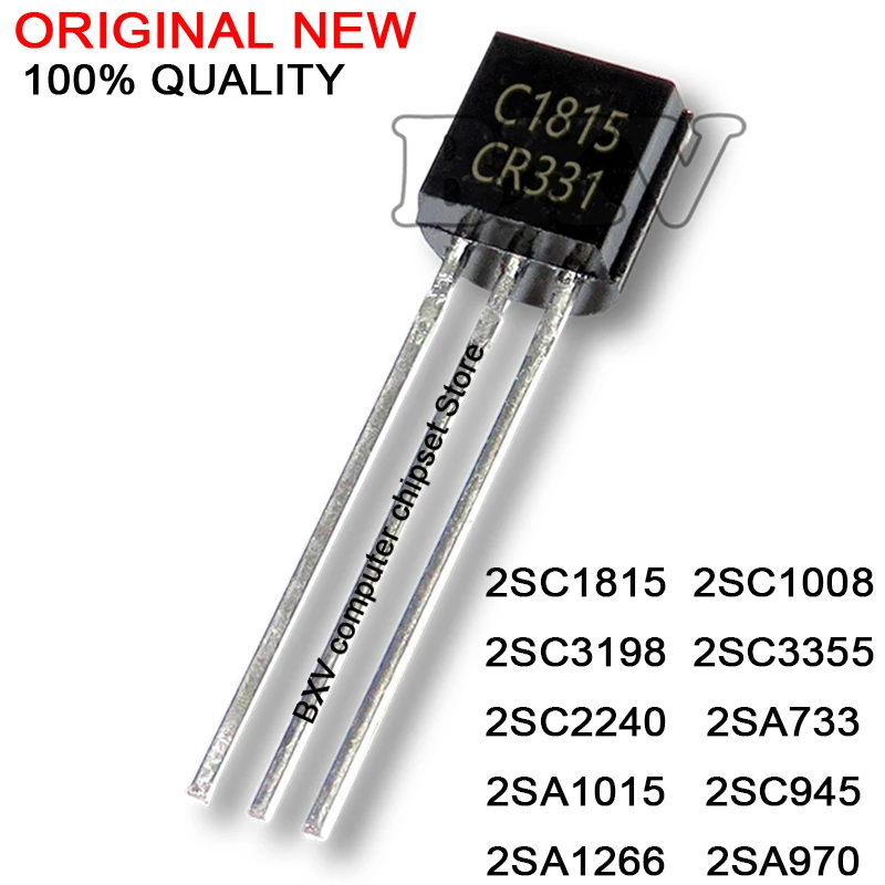 

100 шт., 2SC1815 2SC3198 2SC945 2SA1015 2SA1266 2SA733 TO-92 C1815 C3198 C945 A1015 A1266 A733 2SC2240 2SC3355 2SA970 TO92