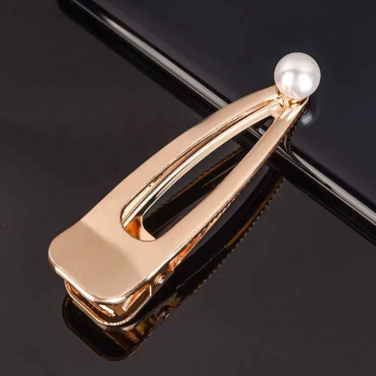 Pearl Waterdrop Ins модные жемчужные заколки для волос для женщин, металлические жемчужные заколки для волос, серебряные женские заколки в Корейском стиле, набор головных уборов, аксессуары для волос - Цвет: Pearl Waterdrop