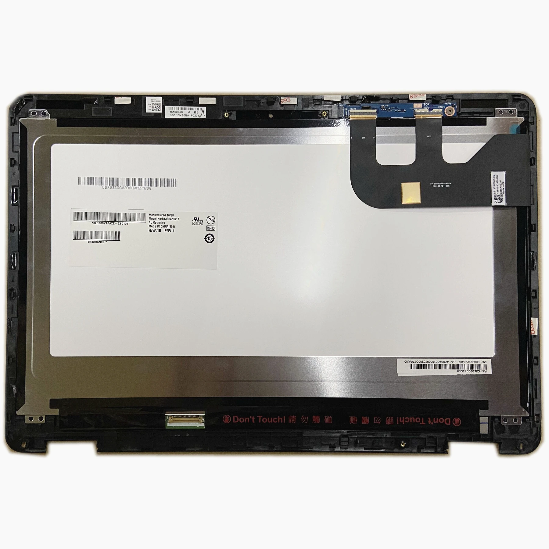 13 3 &quotFHD ЖК экран сенсорный дигитайзер сборка для ASUS ZenBook UX360CA UX360C B133HAN02.7 FP ST133SI000AKM