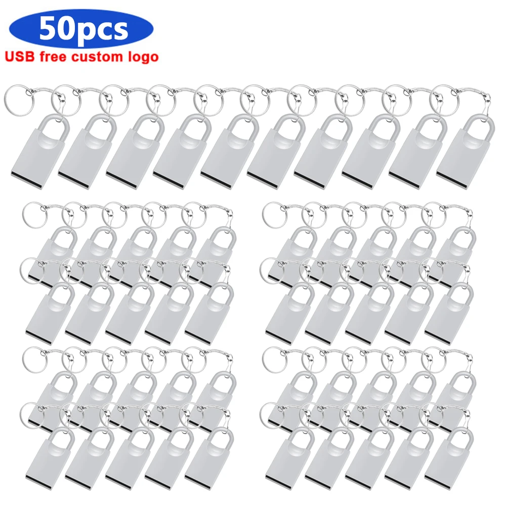 

USB-флеш-накопитель 50 шт./лот, 128 ГБ, 64 ГБ, 32 ГБ, 16 ГБ, 8 ГБ, 4 Гб