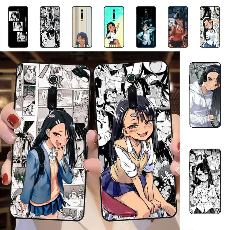 

YNDFCNB nagatoro san anime Phone Case for Redmi 5 6 7 8 9 A 5plus K20 4X 6 cover