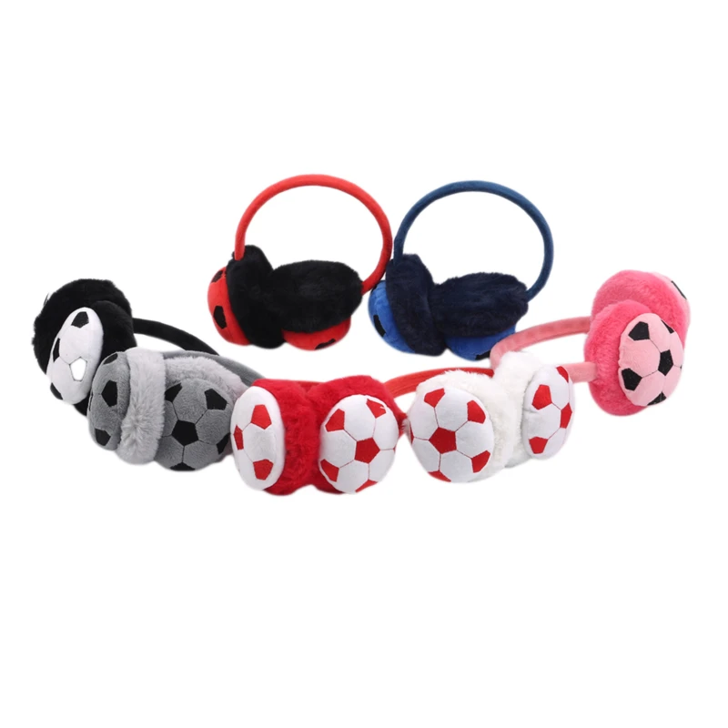 

New Boys And Girls Winter Warm Lovely Cute Fur Cartoon Plush Children Earmuffs Thicken Cover Ears Kids Ear Muffs Headband