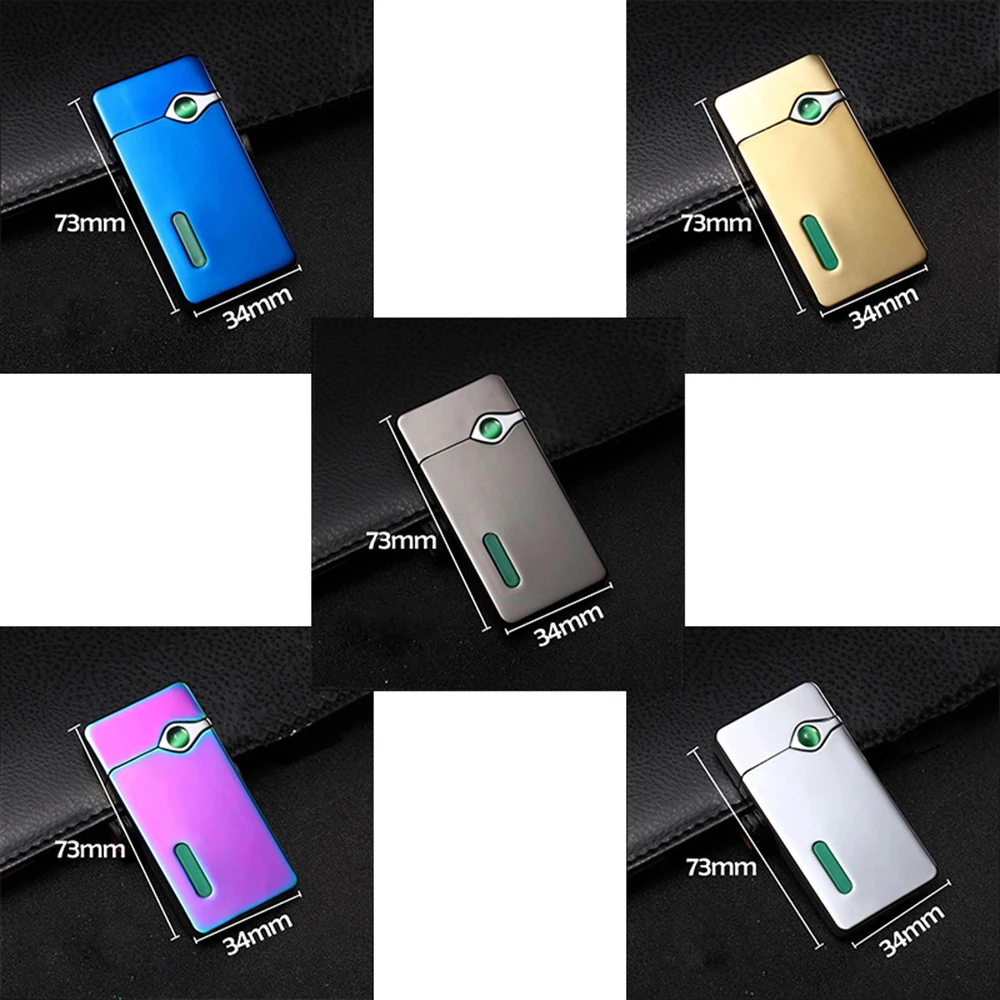 USB Charging Lighters Tungsten Flameless Premium Lighter Cigarette Sensor Touch Screen Hollow Ignition Port | Дом и сад