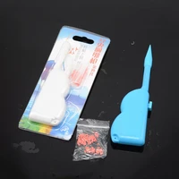 earthworm bloodworm clip with 200 rubber bands abs fishing bait bloodworm clip device fishing lure tackle accessory a398