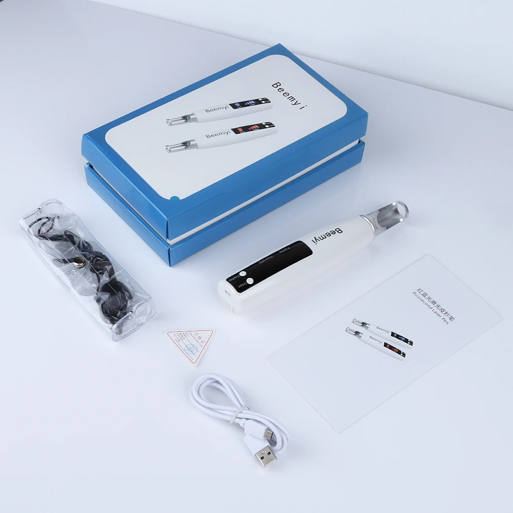 

Picosecond Laser Pen Red Blue Light Therapy Pigment Tattoo Scar Mole Freckle Removal Skin Care Device Dark Spot Remover Tool