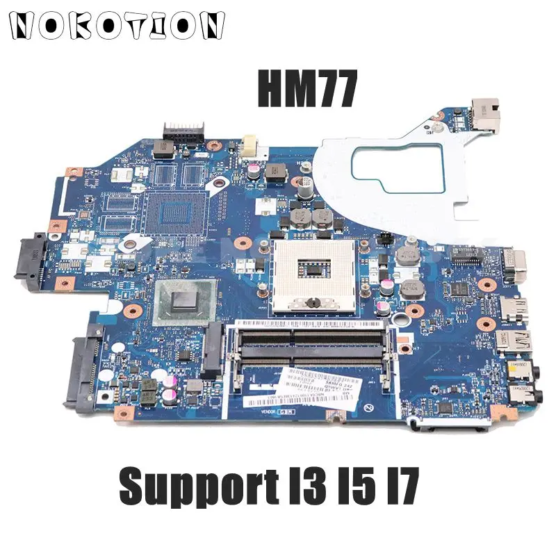 NOKOTION NBY1111001 NB. Y1111.001для acer aspire V3-571 NV56R V3-571G материнская плата для ноутбука LA-7912P HM77 DDR3 полный тест