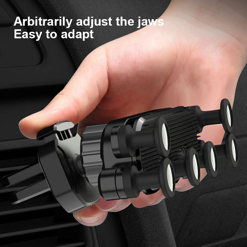 

2021 Phone Car Holder Air Vent Universal GPS Bracket Clip Support For iPhone Xiaomi Huawei Samsung Apple Phone Stand Automatic