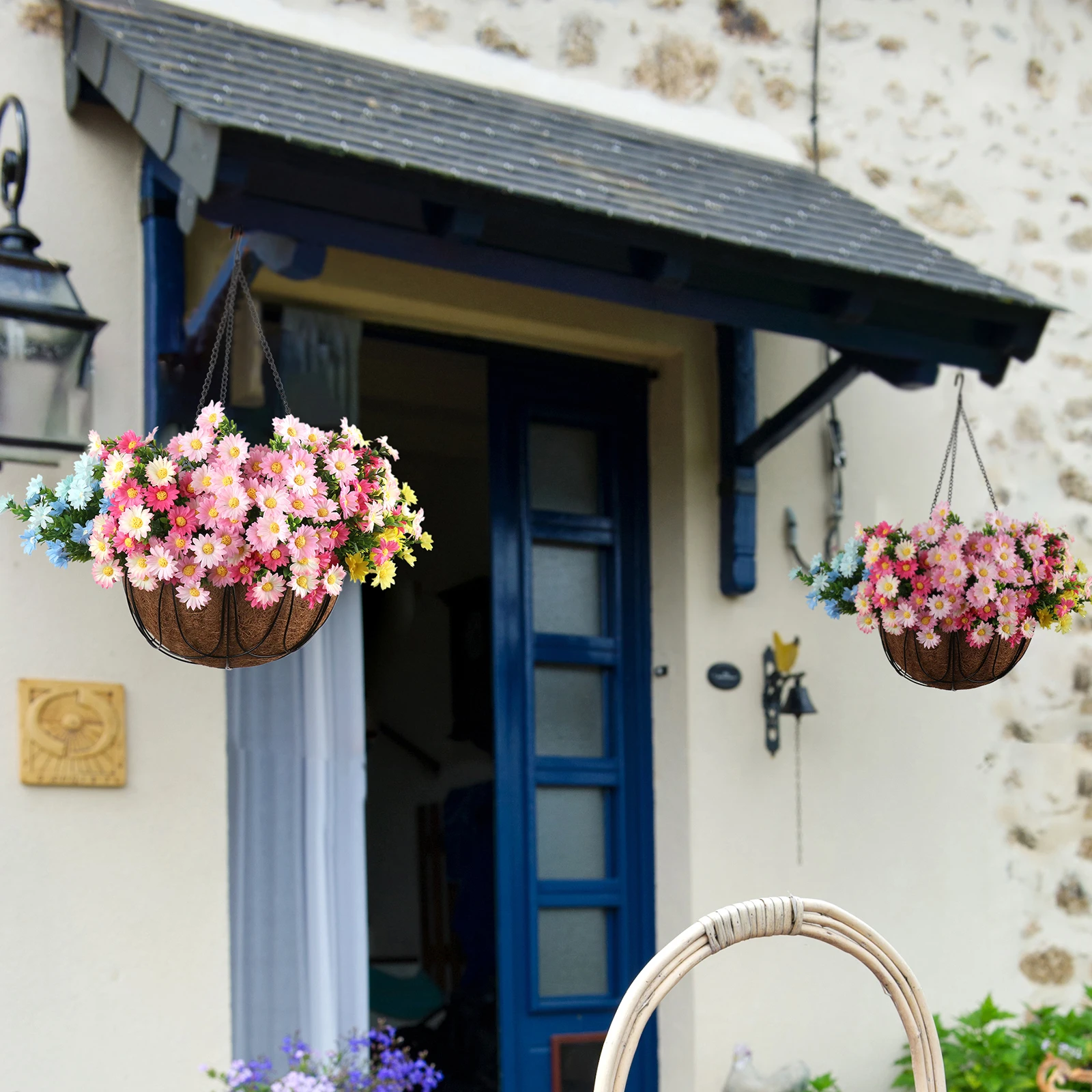 Букет из шелковых цветов настоящая на ощупь настенная ограда многоцветный букет