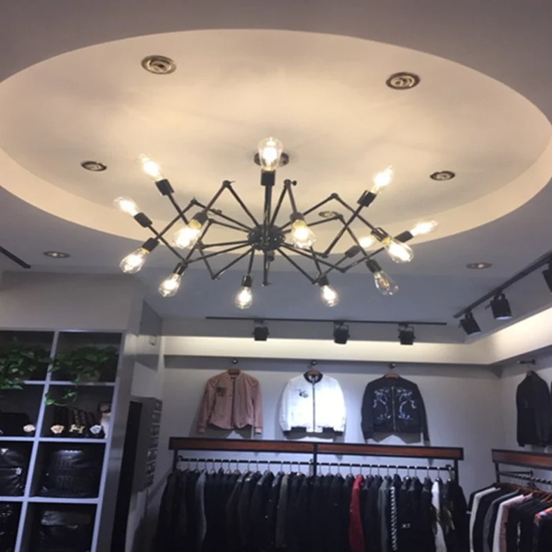 Люстра-паук в стиле лофт оригинальная Ретро креативная индивидуальная люстра