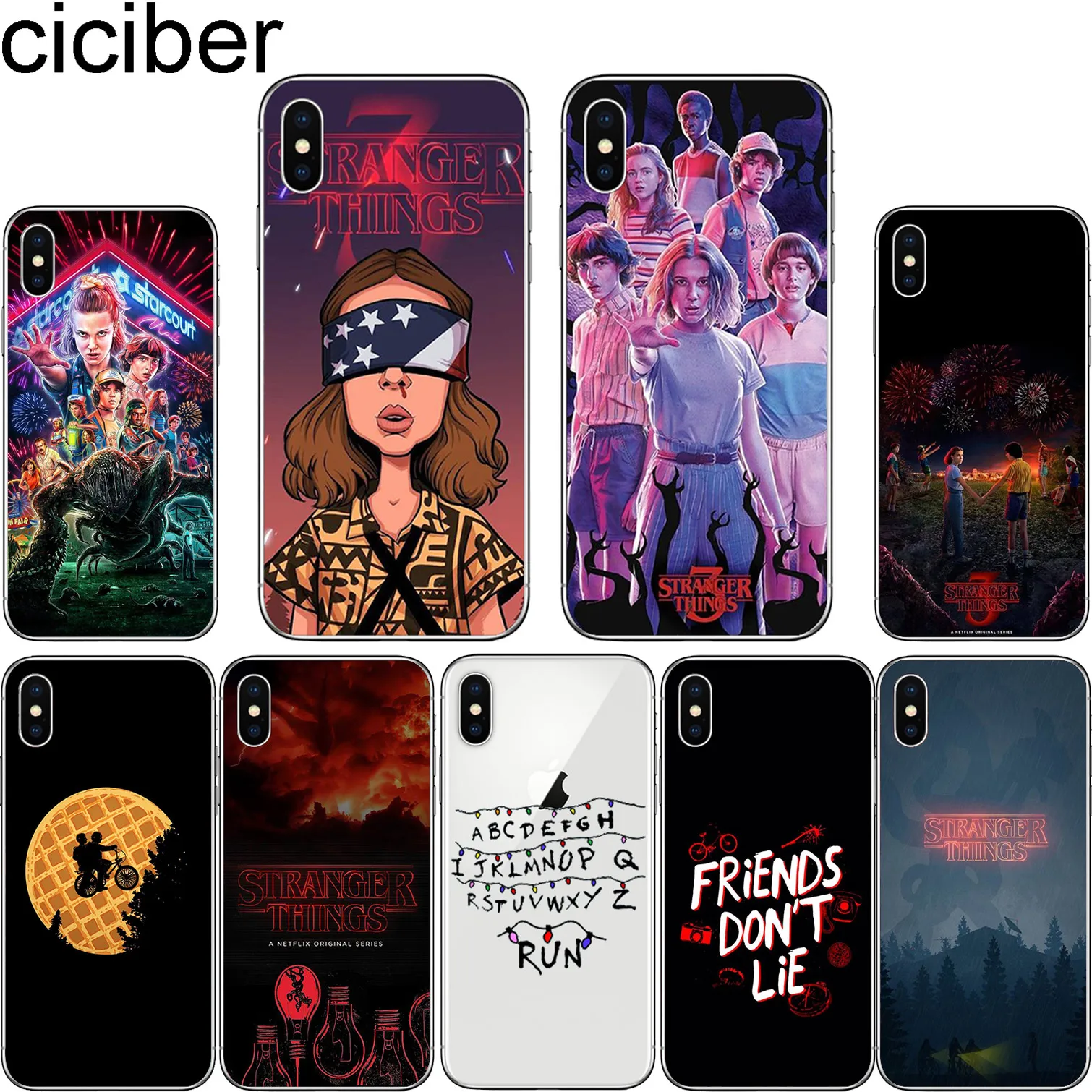 Ciciber очень странные дела Мягкий ТПУ чехол для телефона Apple iPhone 11 Pro Max X XR XS MAX 8 7 6 6S Plus
