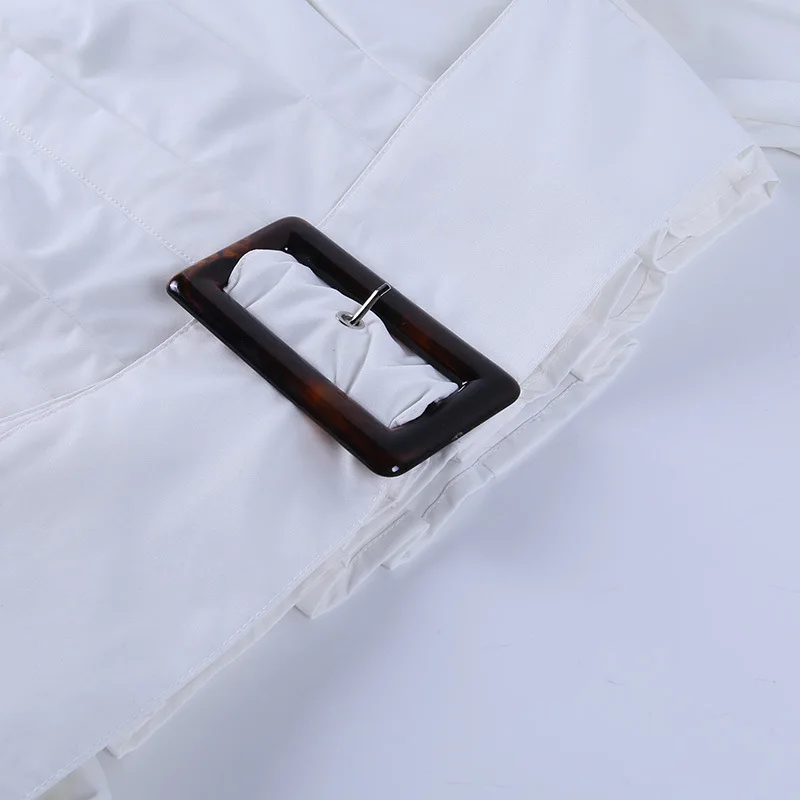 Рубашка женская с рукавами-фонариками элегантная пикантная винтажная блузка на