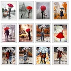 Набор для рисования по номерам на холсте Зонтик