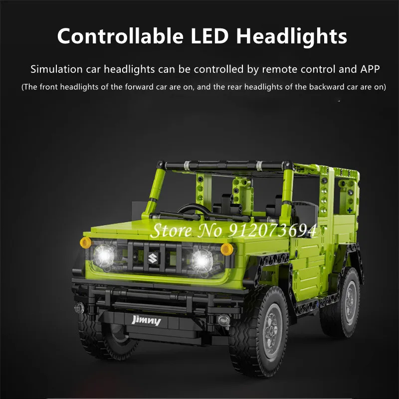 1:12 579 шт. строительные блоки сращивание Jimny RC грузовик Программирование царапин DIY