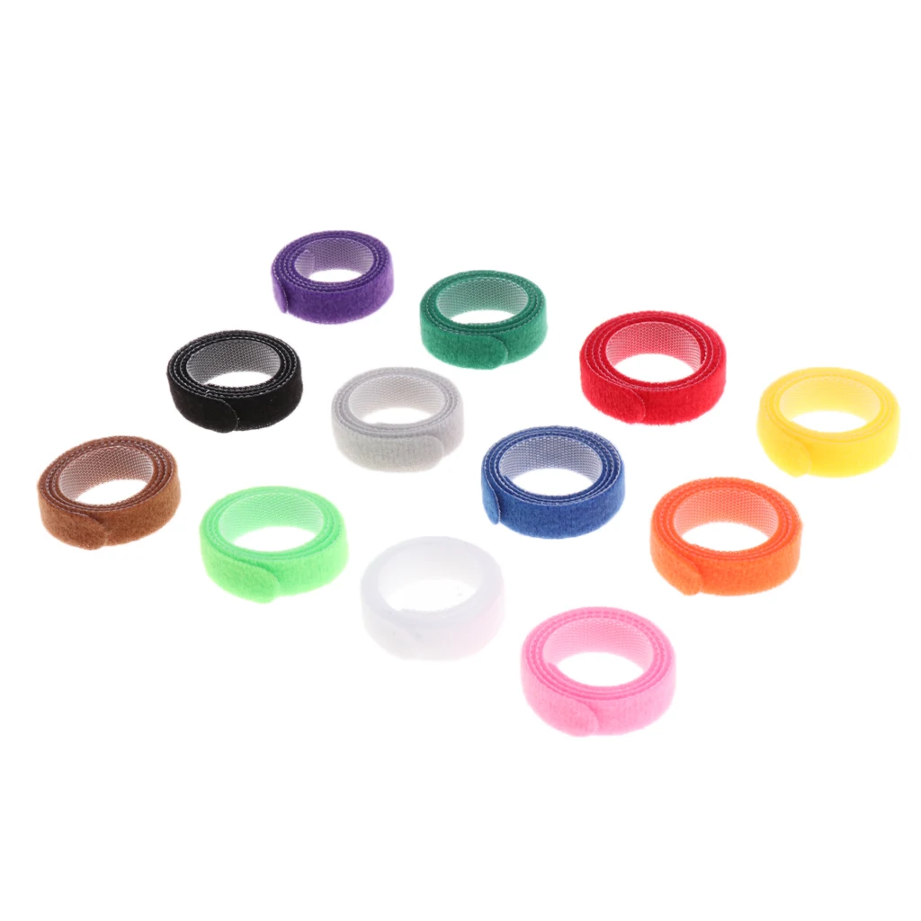 

12pcs Puppy ID Collar Band Pet Dog Whelping Newborn Kitten Adjustable Collars 13.78inch