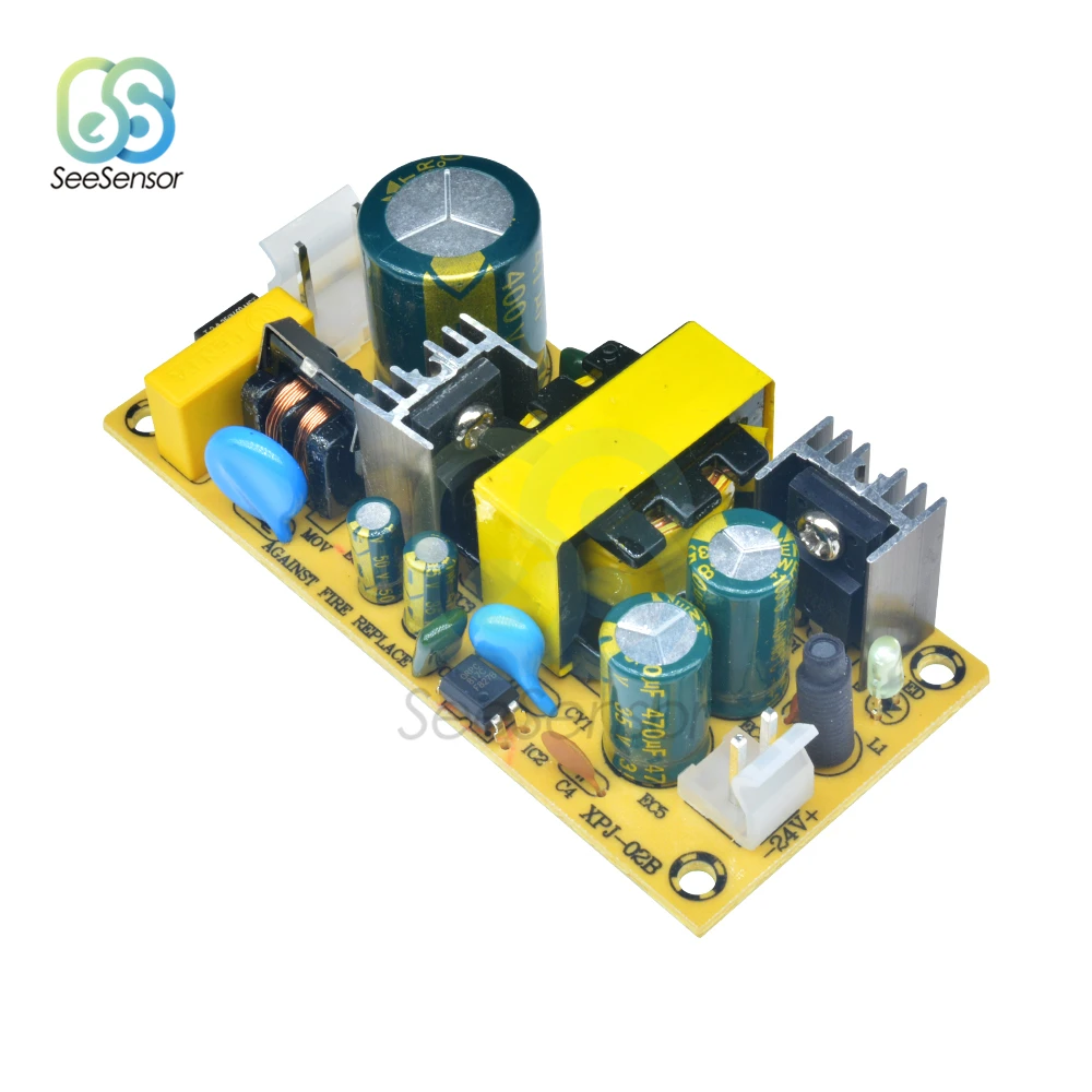AC-DC 100 V-240 V-12 V 3A 24V 1.5A переключение Питание модуль перенапряжения Защита от перегрузки по току Защита от короткого замыкания, защита для переключателя «сделай сам»