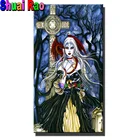 Алмазная живопись с абстрактным драконом, полноразмерная 5d Мозаика из круглых страз, современный декор для гостиной,