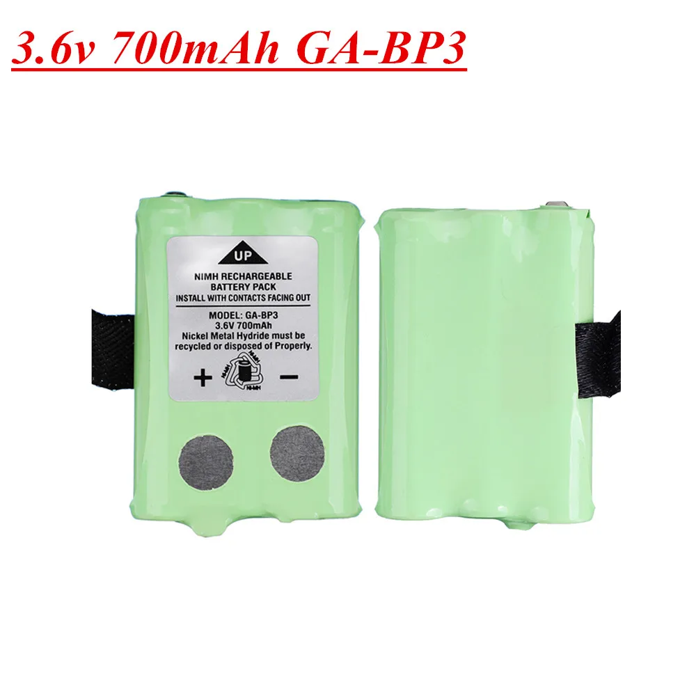 2 шт. аккумуляторы 3 6 В 700 мАч GA BP3 для раций Cobra PR145/150 /155G|Перезаряжаемые батареи| |