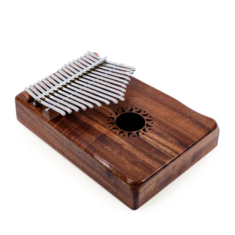 Walter.t 17 Keys kalimba bag thumb piano Acacia Mahogany calimba xylophone key portable keyboard vibraphone musical instrument