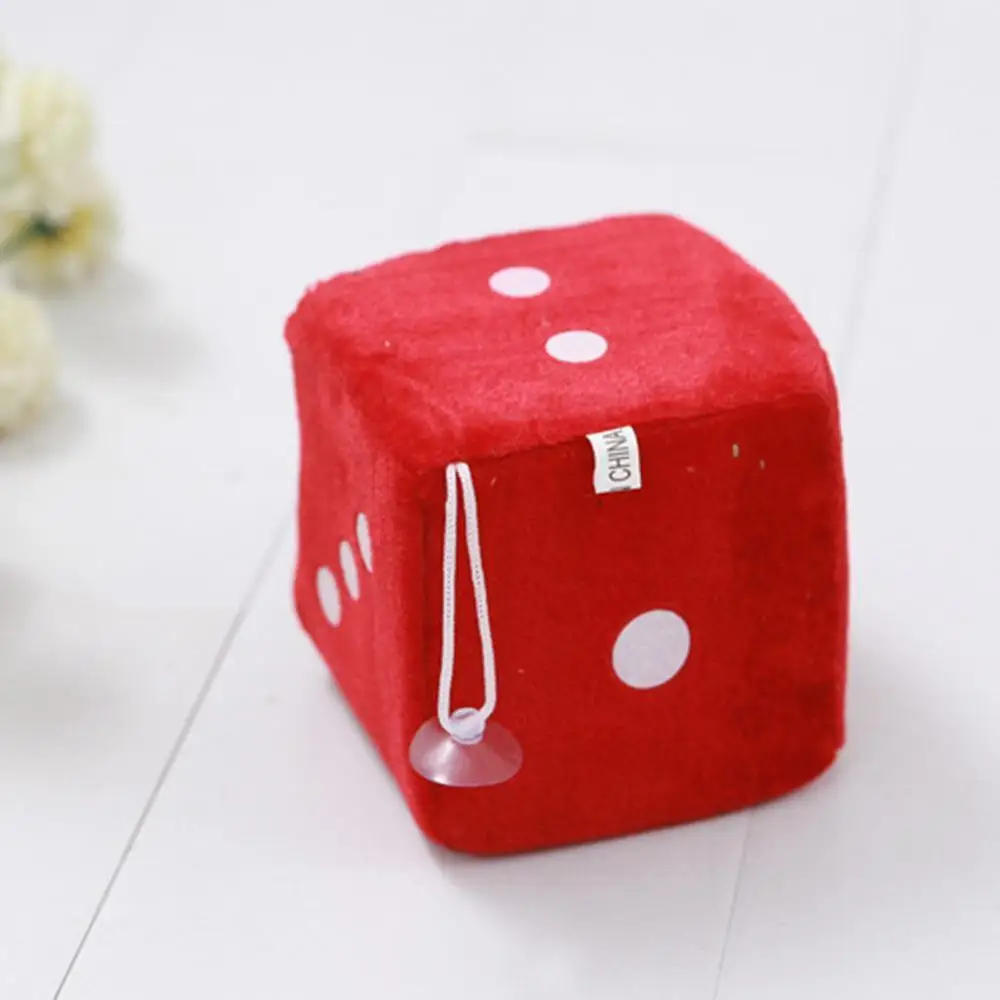 1 Pair Fuzzy Dice White Dots Rear View Mirror Hangers Vintage Car Pendant Interior Decoration Auto Accessories 6 Color | Автомобили и