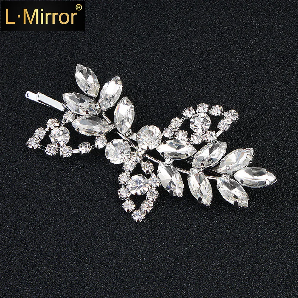 L. Зеркало 1 шт. Стразы шпильки Свадебные аксессуары и клипсы для волос| |