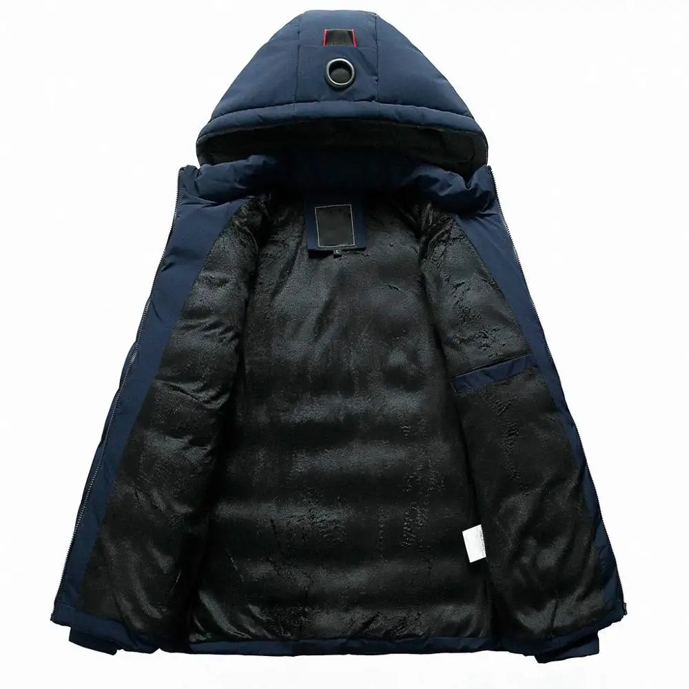 Мужская повседневная куртка с капюшоном дождевик утиный пух плащ мужская теплая