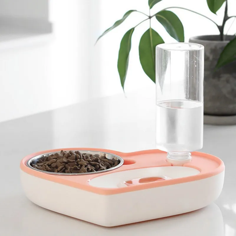 

Pets Moisture Dual-use Bowl Dry And Wet Separation Versatility Detachable Design Dog Cat Wear-resistant A