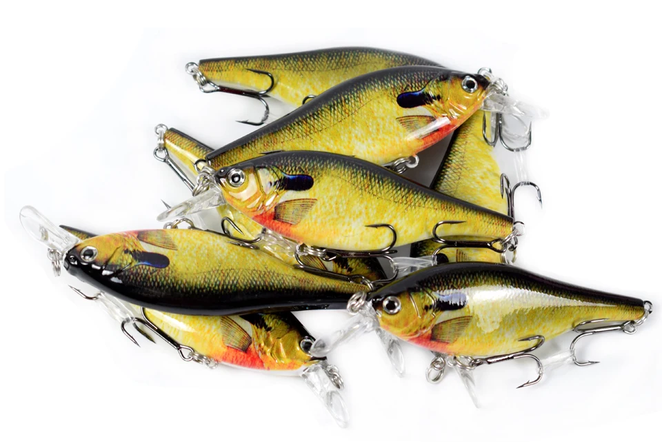CCLTBA 95mm 12.5g Shad Jerk Bait Fishing Lure Sinking Wobblers Crank Jerkbait Fishing Tackle