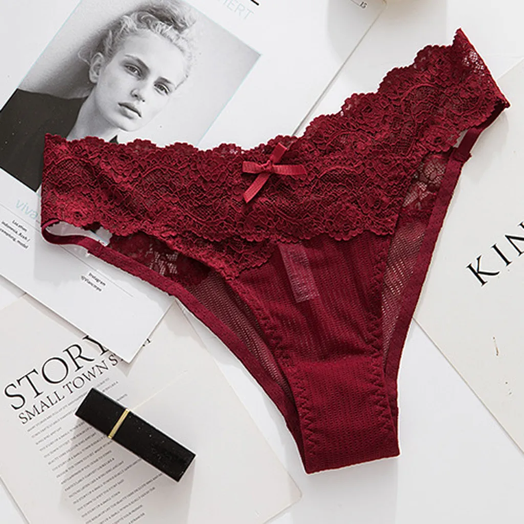 Сетчатое нижнее белье женские трусики тонкое ажурные сексуальные кружевные |