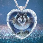 Женское ожерелье с подвеской в виде сердца