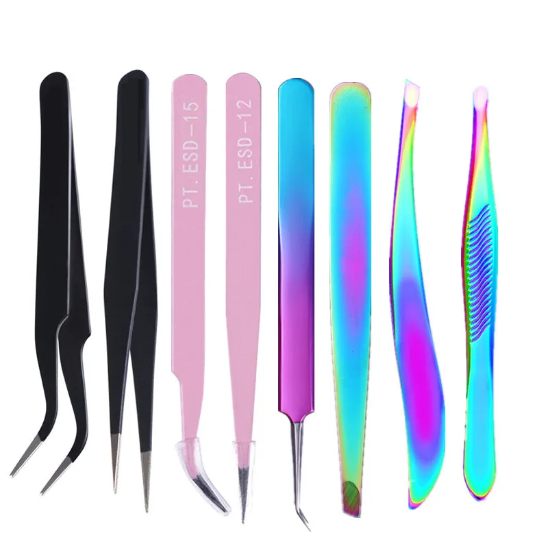 Стразы для ногтей пинцет кусачек ресниц инструмент дизайна из нержавеющей