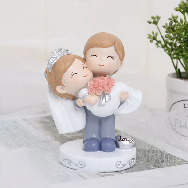 Полимерная фигурка для пары романтика день рождения торт Топпер украшение