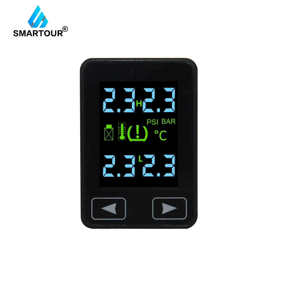 

Smartour For Toyota Auto Wireless TPMS Tire Pressure Monitoring System with 4 Sensors LCD Display Embedded Monitor
