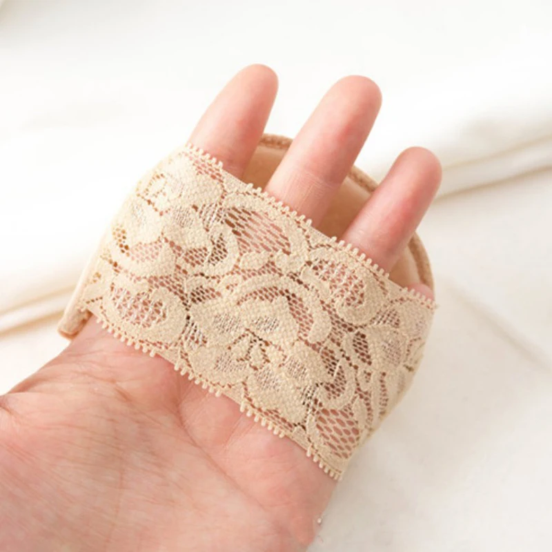 1/2 пар Подушка Анти-скольжение силиконовые пунктирные Невидимый Для женщин