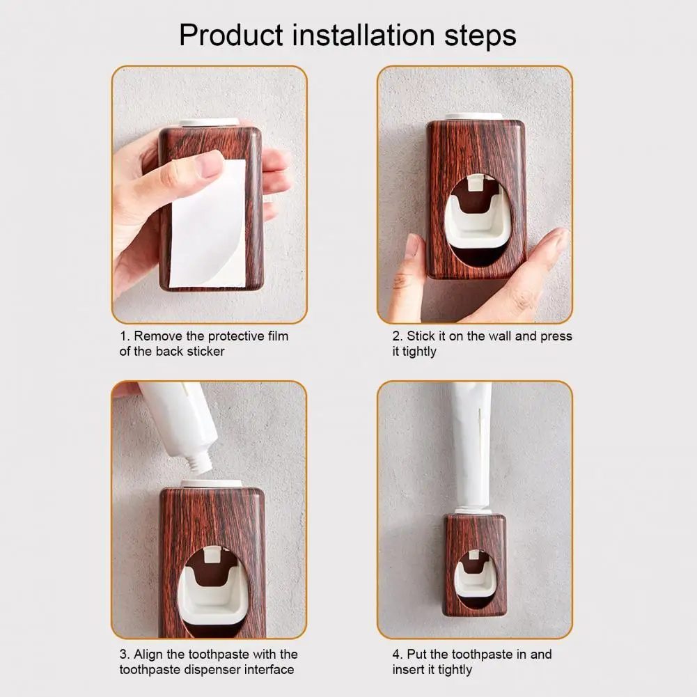 

Toothpaste Holder Eco-friendly Great Self-adhesive Premium Toothpaste Holder