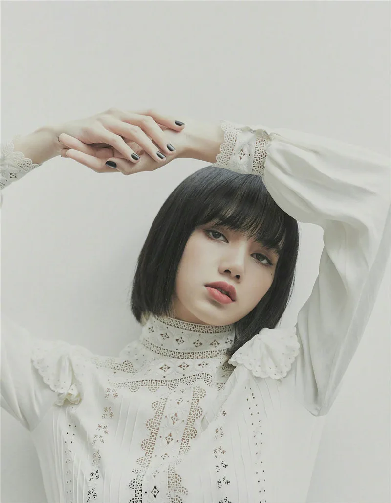 

Kpop Korean Celebrity Winter Warm Thicken Cardigan Cashmere Sleeveless Vest+White Lace Long Sleeved Shirt Tops Women 2 Piece Set